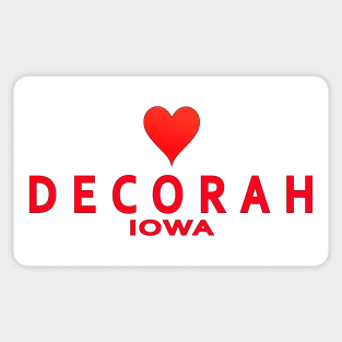 Decorah Iowa Sticker